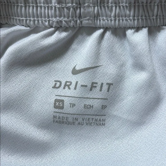 Nike White Dri-Fit Athletic Shorts - Picture 3 of 3